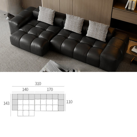 SABA Pixel Module Leather Sofa