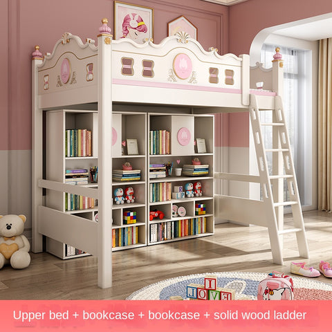 Pink Multi functional Combination Bed