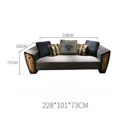 Italian minimalist modern sofa combination