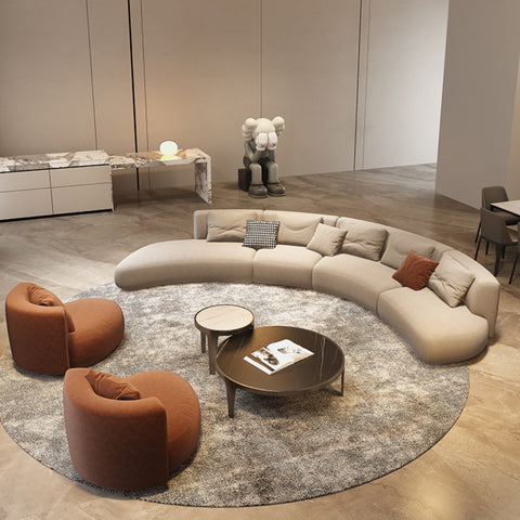 Curved furniture combination