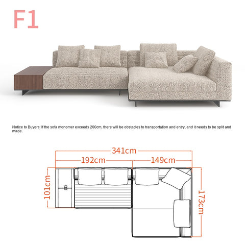 Modern villa sofa