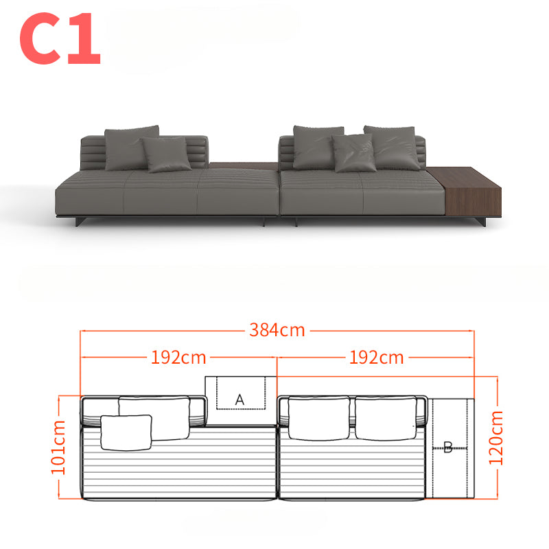 High-end Italian minimalist sofa