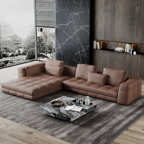 Italian suit leather sofa