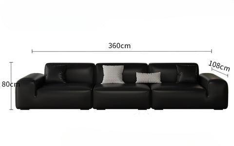 Big Black Bull Cube Sofa