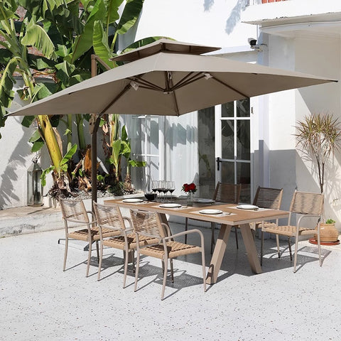 Internet famous outdoor garden rattan chairs, tables and chairsgarden