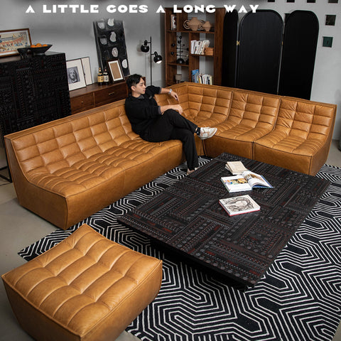 Vintage leather sofa