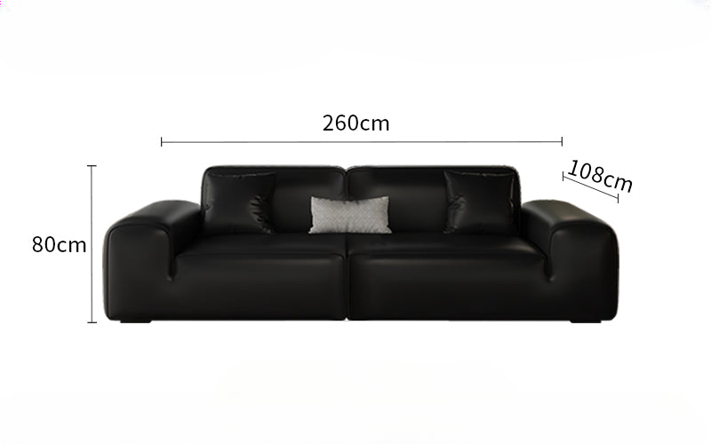 Big Black Bull Cube Sofa