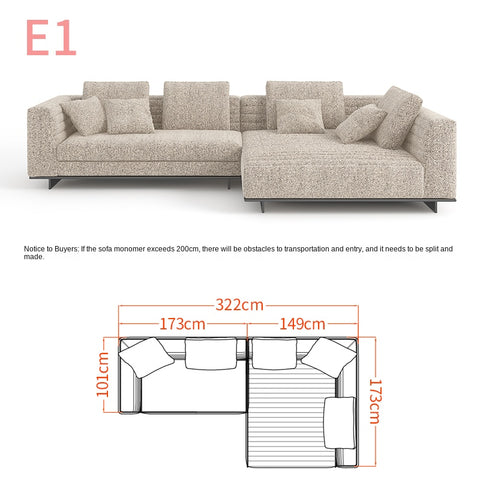 Modern villa sofa