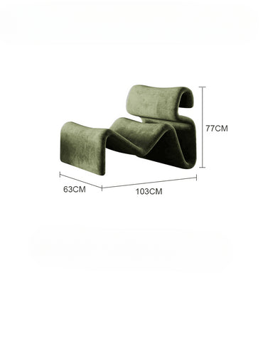 Italian design art minimalist sofa