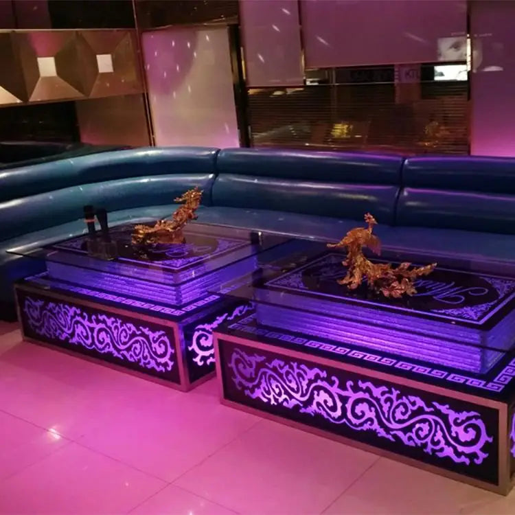 Led illuminated lounge home bars furniture for sale