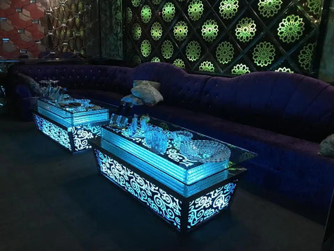 Led illuminated lounge home bars furniture for sale