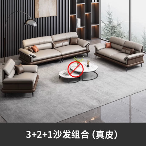 Business VIP reception simple modern sofa tea set