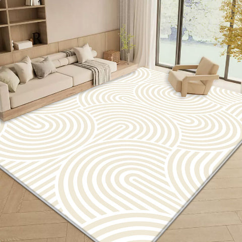 Wabi wind living room large area full of floor mats Nordic light luxury imitation cashmere carpet home thickened washable floor mat