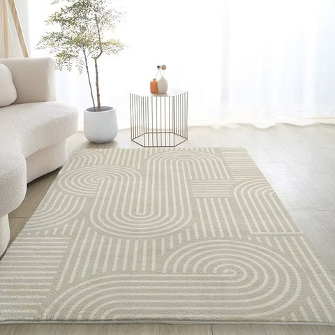 Imitation cashmere living room carpet coffee table blanket Nordic modern simple home Japanese bedroom minimalist light luxury dirt-resistant carpet