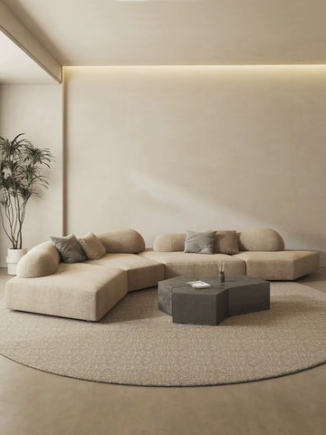 Italian modular fabric sofa