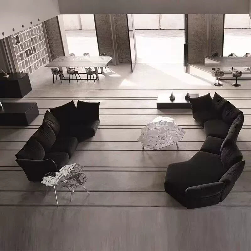 Modern minimalist petal fabric sofa