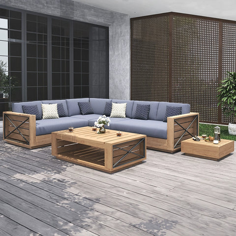 Teak  garden sofa garden