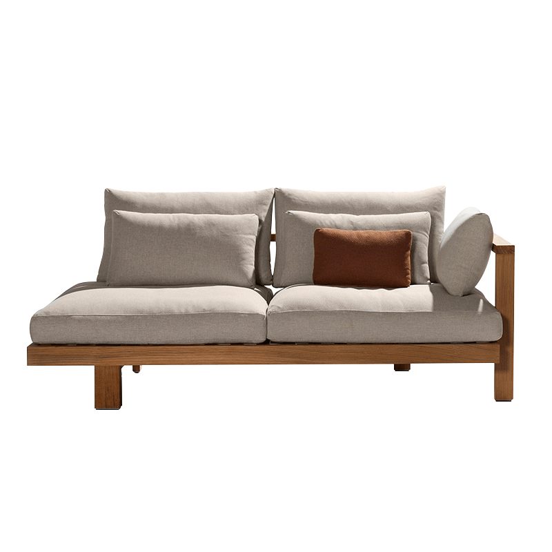 Teak open-air sofa garden