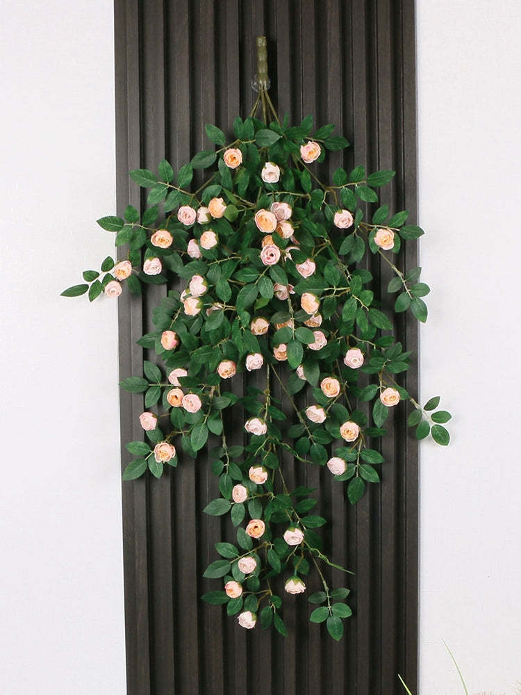 Artificial rose vine bionic wall