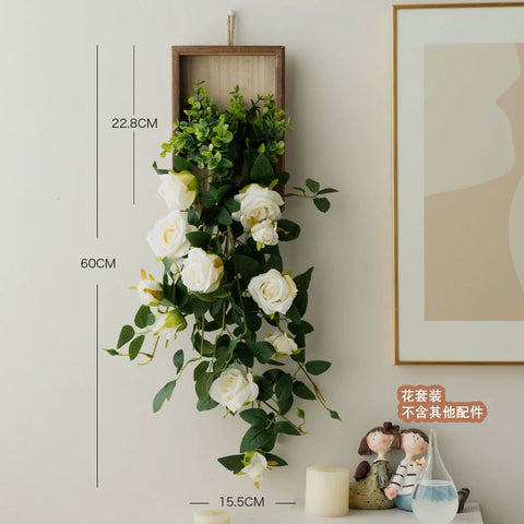 Artificial plant wall decoration small daisy pendant