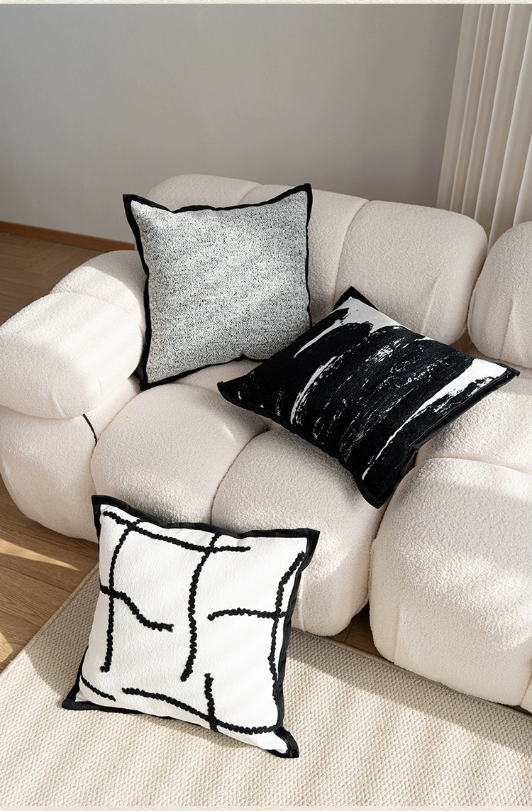 French high-end soft cushion square pillow