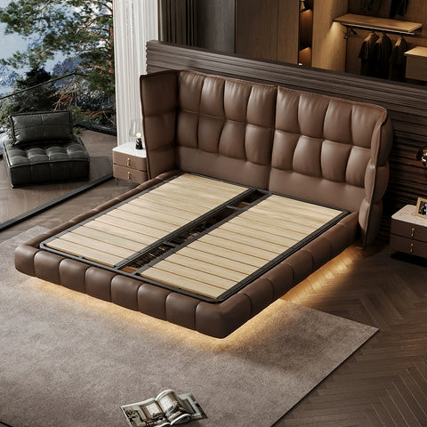 Original design real cowhide simple suspension bed