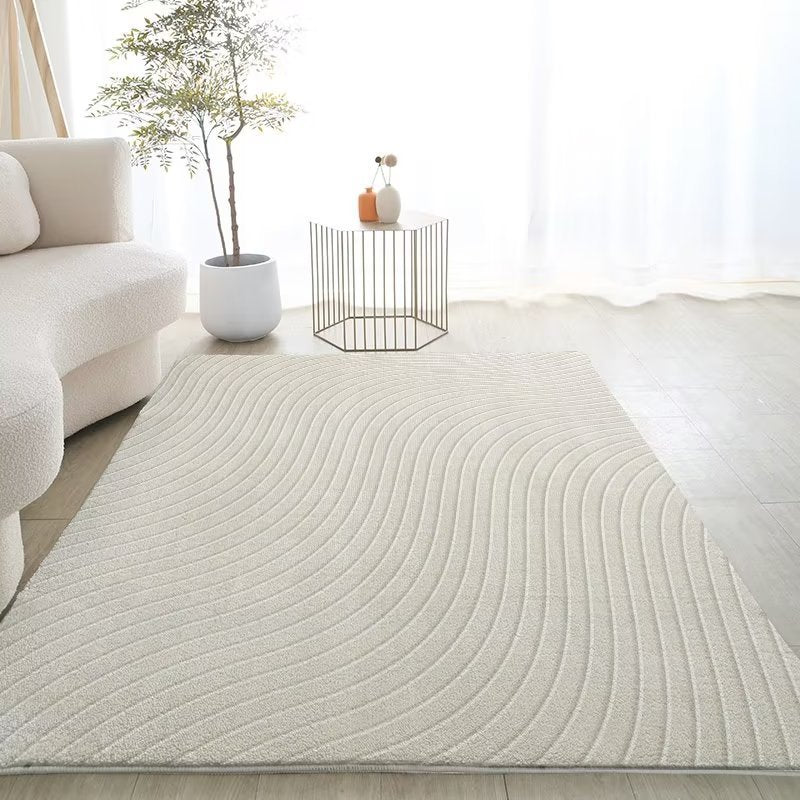 Imitation cashmere living room carpet coffee table blanket Nordic modern simple home Japanese bedroom minimalist light luxury dirt-resistant carpet