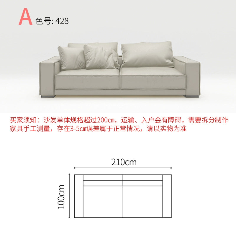 Special-shaped creative leather sofa