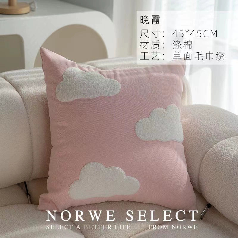 Sofa, pillow, and cushion