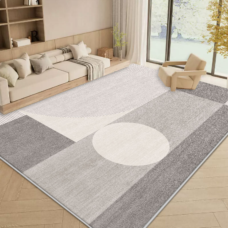 Wabi wind living room large area full of floor mats Nordic light luxury imitation cashmere carpet home thickened washable floor mat