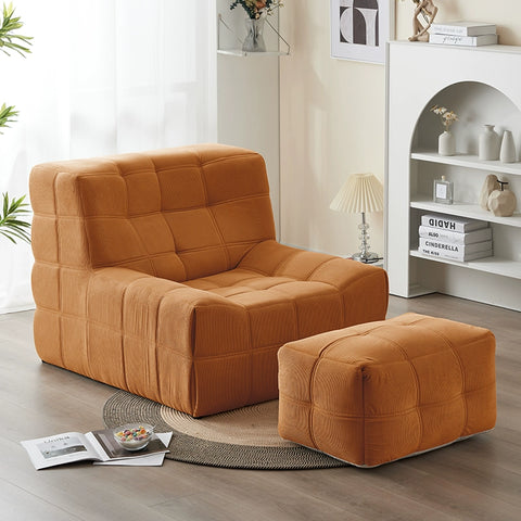 Caterpillar Sand Creative Single Sofa