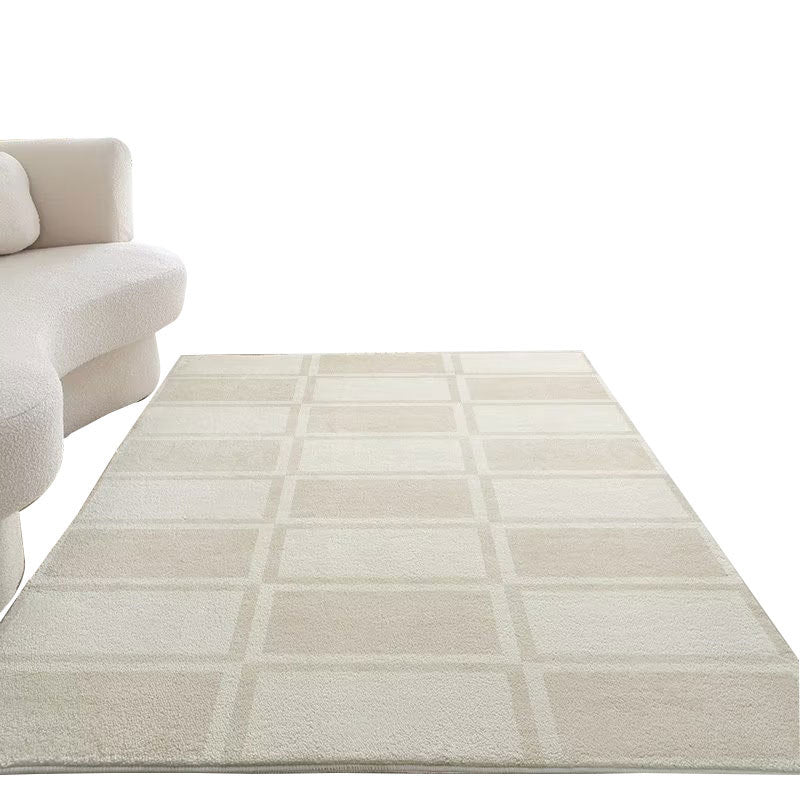 Imitation cashmere living room carpet coffee table blanket Nordic modern simple home Japanese bedroom minimalist light luxury dirt-resistant carpet