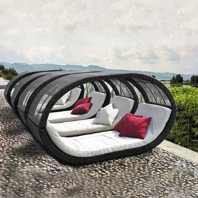 River Beach Villa  garden Vine Weaving Sofa Combination garden