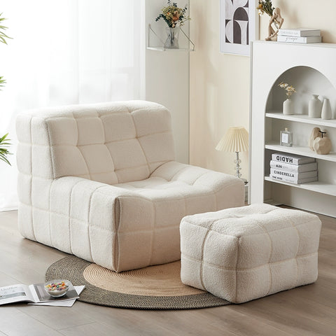 Caterpillar Sand Creative Single Sofa