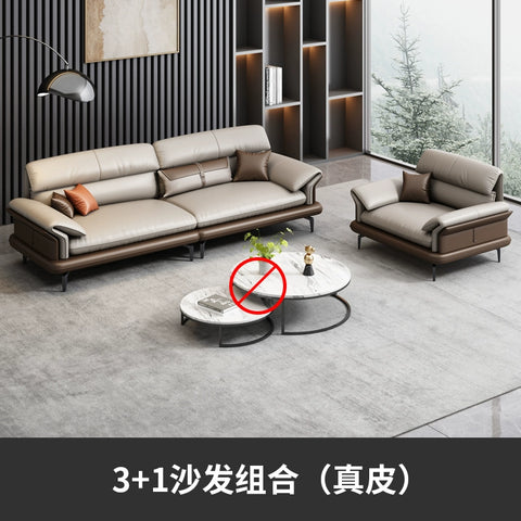 Business VIP reception simple modern sofa tea set