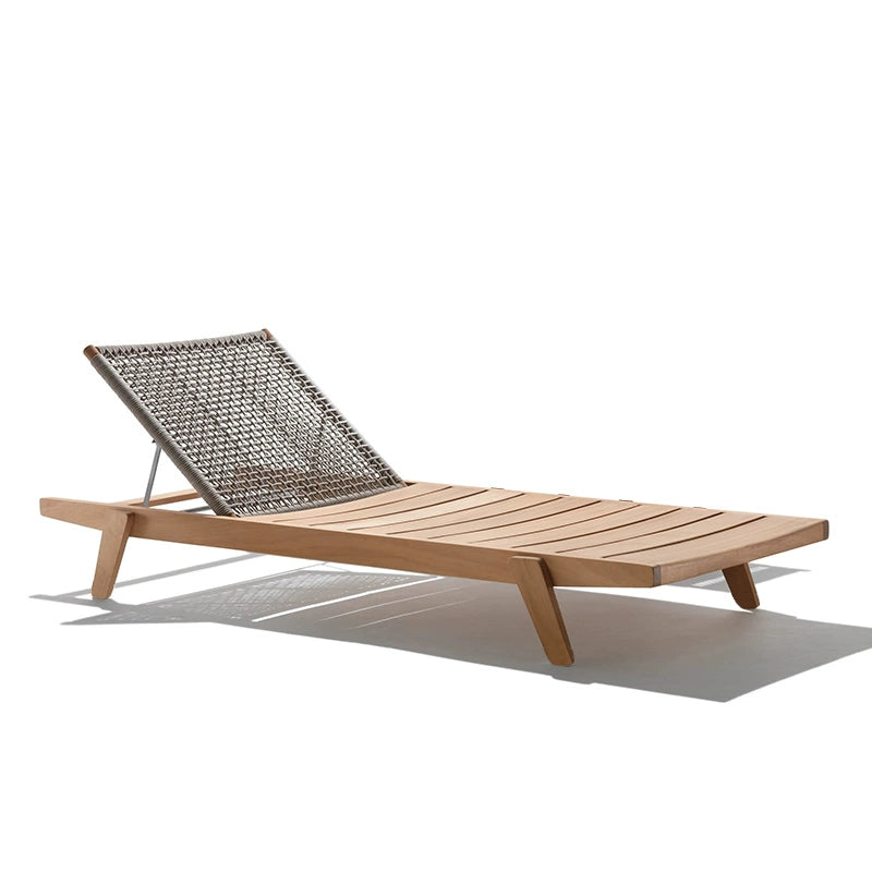 High end teak lounge chairs garden