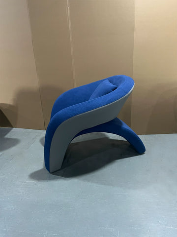 Irregular shaped fiberglass airplane chair