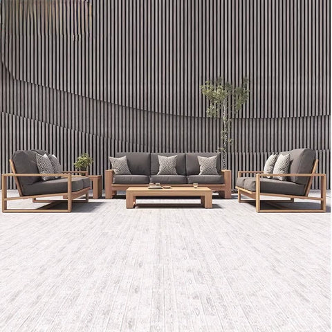 Courtyard teak sofa combination garden