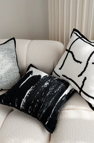 French high-end soft cushion square pillow