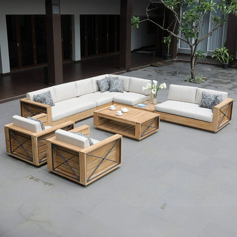 Teak  garden sofa garden