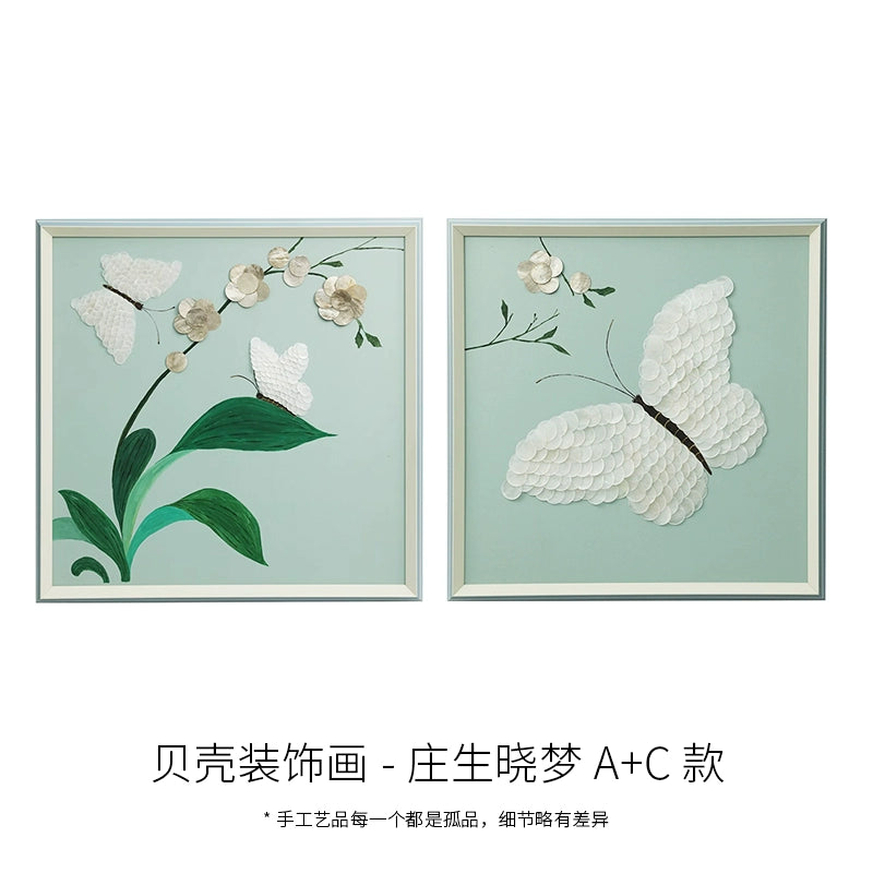 Original three-dimensional shell decoration painting creative hanging painting