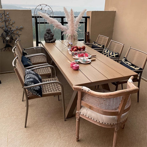 Internet famous outdoor garden rattan chairs, tables and chairsgarden