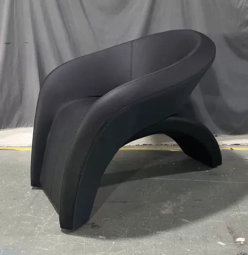 Irregular shaped fiberglass airplane chair