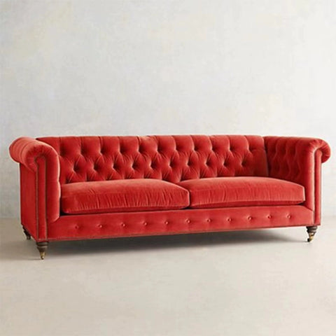 Velvet Modern Sofa