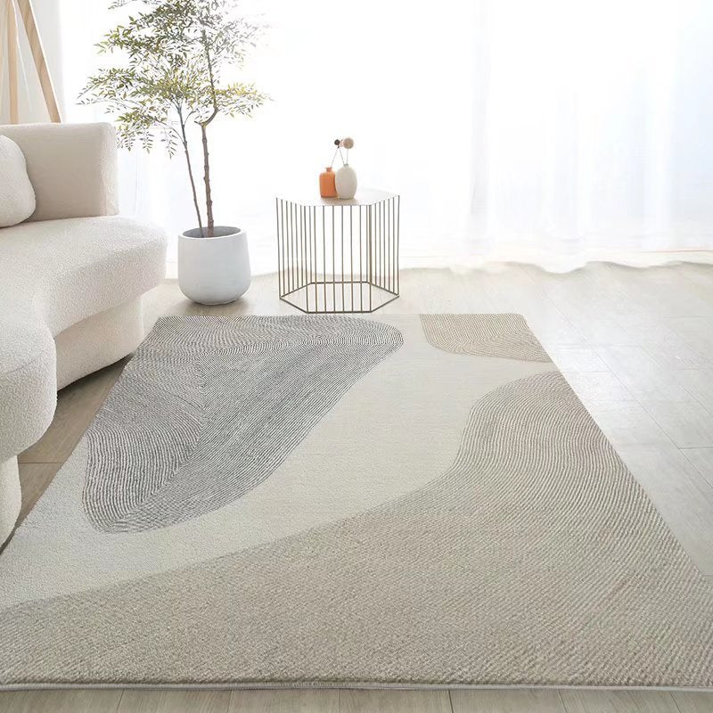 Imitation cashmere living room carpet floor mat light luxury high-grade bay window coffee table blanket bedroom full of ins style household bedside blanket