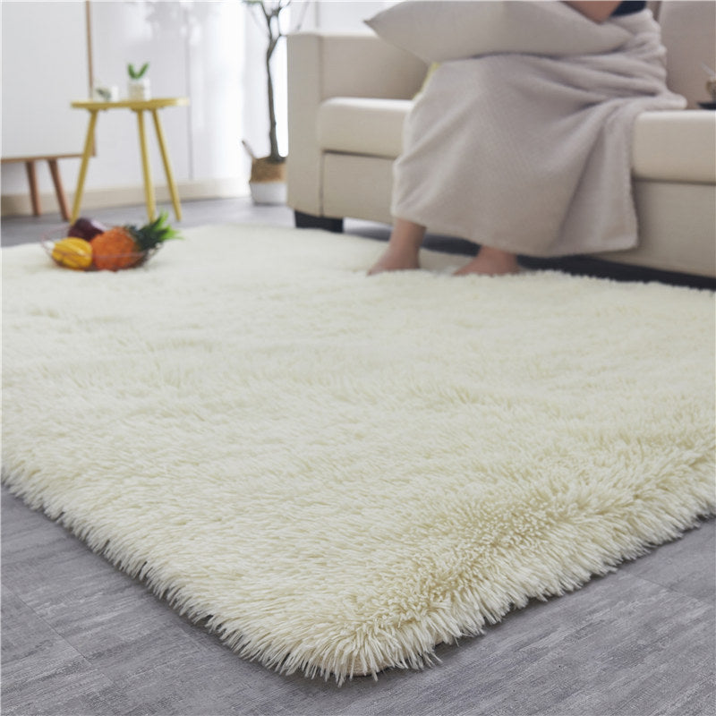 Nordic Carpet Bedroom Living Room Full of Cute Room Bedside Mats Coffee Table Sofa Tatami Long Hair Can Be Carpet Washing