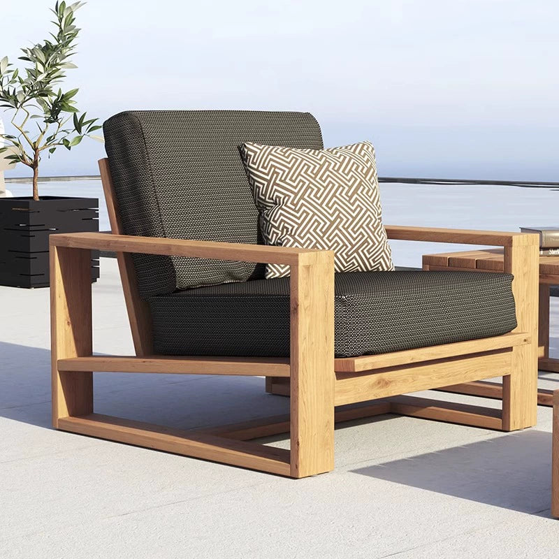 Courtyard teak sofa combination garden