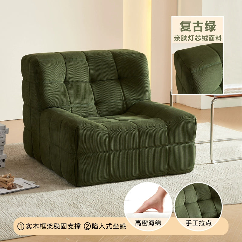 Caterpillar Sand Creative Single Sofa