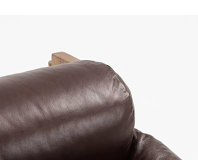 Leisure leather retro single person sofa