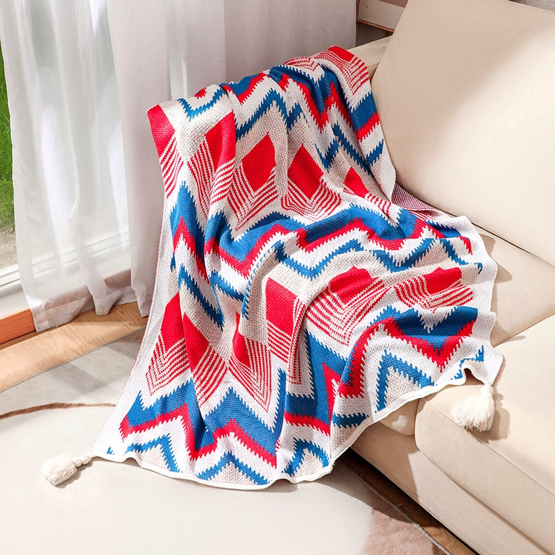 Sofa blanket knitted blanket cover blanket